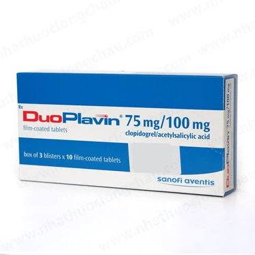 Thuốc Duoplavin 75mg/100mg Sanofi (3 vỉ x 10 viên)