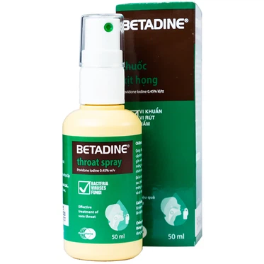 Xịt họng Betadine (50ml)