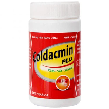 Thuốc Coldacmin Flu DHG  (Lọ/100 viên)