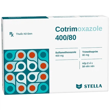 Thuốc Cotrimoxazole 400/80 Stella  (100 viên)