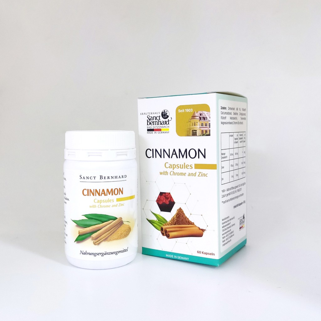 Glucose Cinnamon capsules hộp 60 viên - Đức