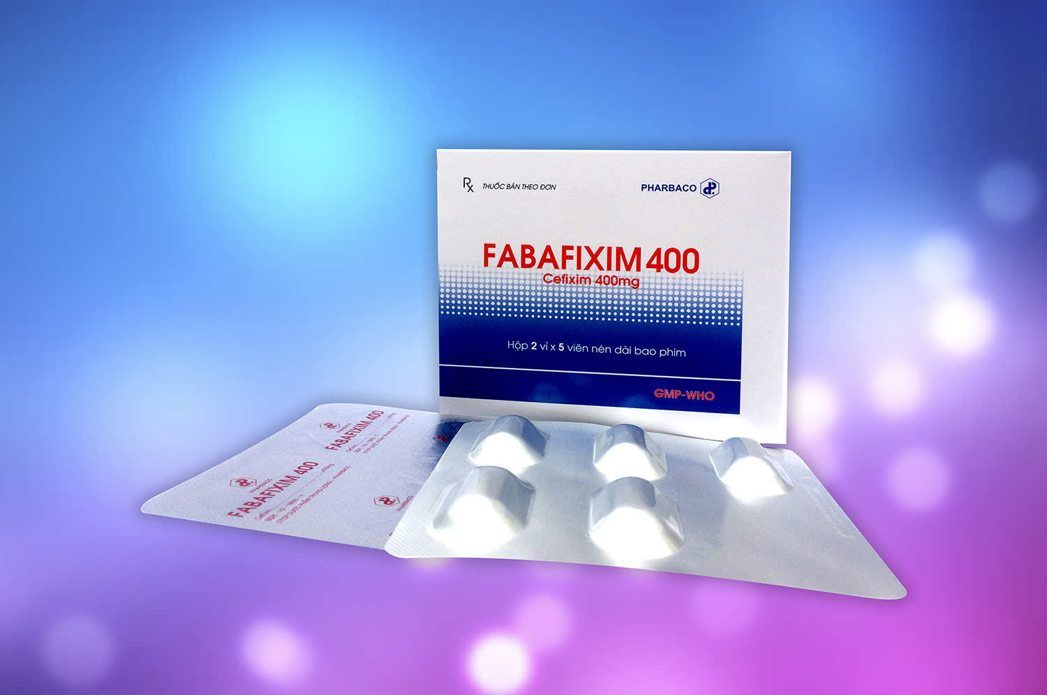 Fabafixim 400mg ( Cefixim H/2 vỉ*5v) - TW1