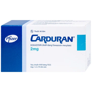 Thuốc Carduran 2mg Pfizer  (1 vỉ x 10 viên)