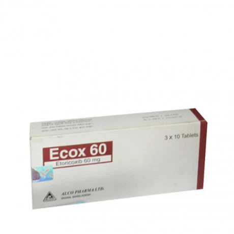 Thuốc  E-cox 60mg Gracure (10 viên x 3 vỉ/hộp) - Ấn Độ