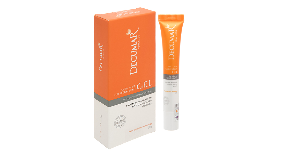 Gel Nano Curcumin Decumar  tuýp 20g