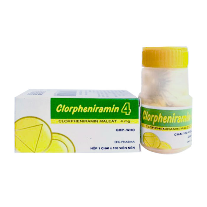 Clorpheniramin 4 DHG(H/100 viên)