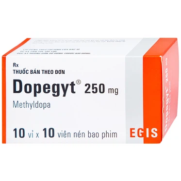 Thuốc Dopegyt 250mg Egis Pharma  (10 vỉ x 10 viên)