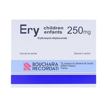 Thuốc cốm Ery Children Enfants 250mg Bouchara  (24 gói)