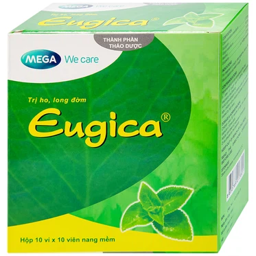 Thuốc Eugica MEGA xanh  (10 vỉ x 10 viên)