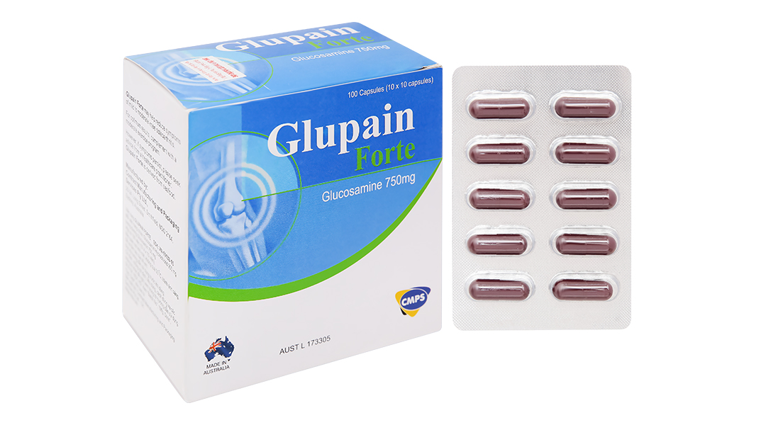Glupain Forte 750mg  (10 vỉ x 10 viên)
