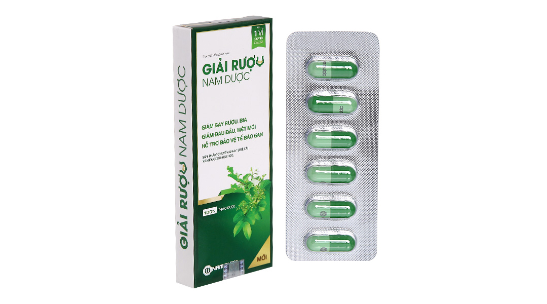Giải Rượu Nam Dược  (H/5h*6 viên)