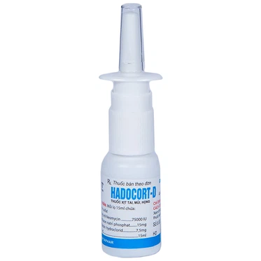 Thuốc xịt mũi Hadocort-D Hà Tây  (15ml)