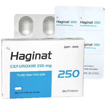 Thuốc Haginat 250mg DHG  (2 vỉ x 5 viên)