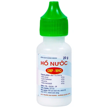 Hỗn dịch Hồ Nước Hóa Dược  (20g)