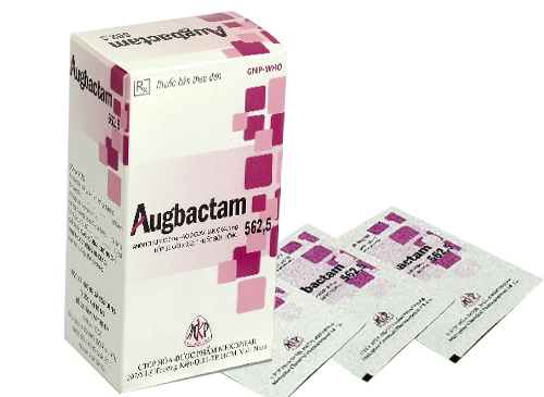 Augbactam 562,5mg ( H/12 gói) - hỗ trợ điều trị  các trường hợp nhiễm khuẩn da, hô hấp, xương khớp