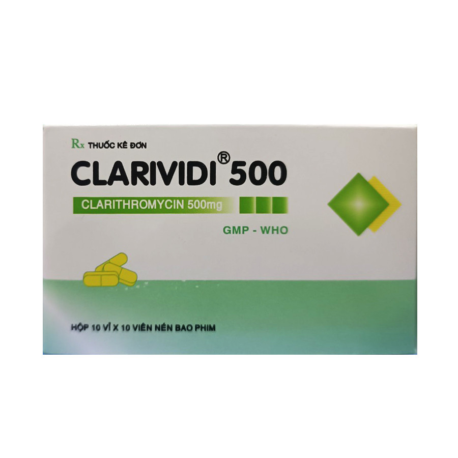 Clarithromycin 500 (H/100v)- Vidiphar
