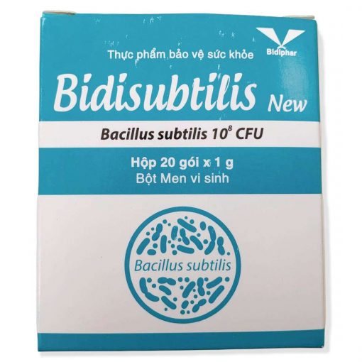 Thực phẩm hỗ trợ rối loạn tiêu hóa Bidiphar Bidisubtilis (Hộp 20 gói)