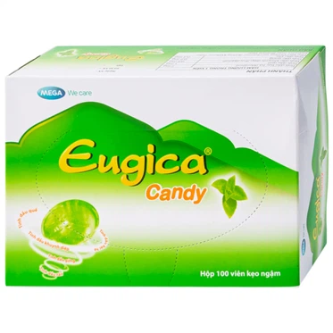Kẹo ngậm thảo dược Eugica Candy MEGA We care  (100 viên)