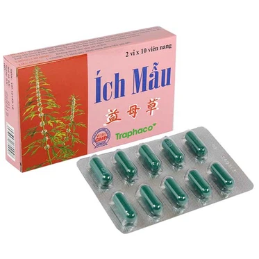 Thuốc Ích Mẫu Traphaco  (2 vỉ x 10 viên)