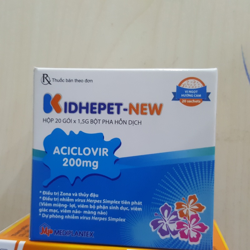 Kidhepet (Acyclovir H/20 gói)