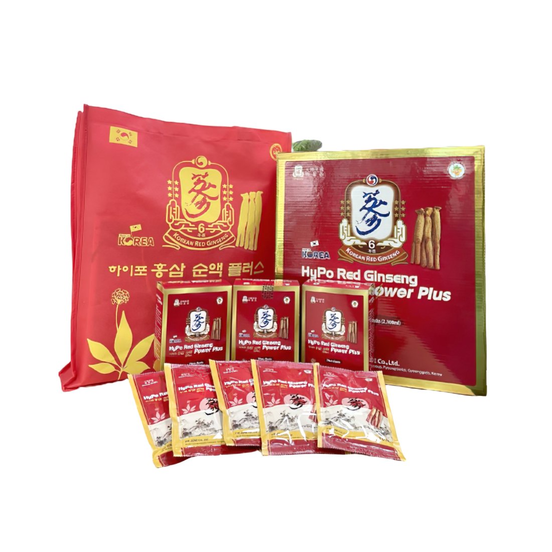 HyPo Red Ginseng Power Plus [6 Hộp x 5 gói 70 ml] - Hiệp Phong