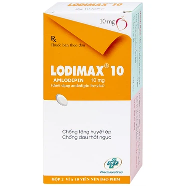 Thuốc Lodimax 10mg OPV  (2 vỉ x 10 viên)
