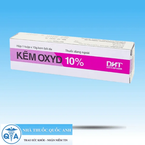 kẽm oxyd 10% hà tây ( tuýp 10g )