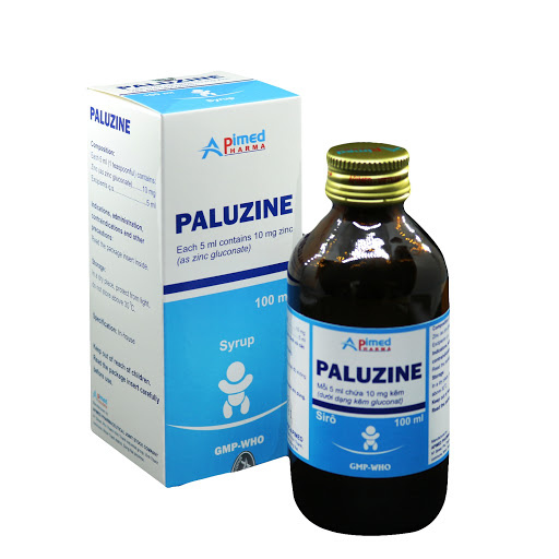 Siro Kẽm Paluzine – Bổ sung kẽm, tăng hệ miễn dịch (chai /100ml)