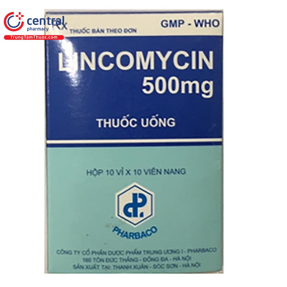 Lincomycin 500mg -(H/10 vỉ) TW1