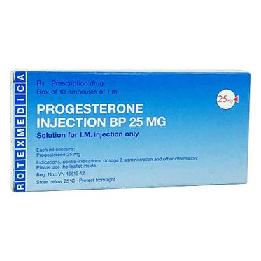Progesterrone 25mg (H/10 ống)