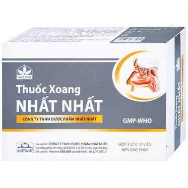 Thuốc Xoang Nhất Nhất (h/3 vỉ*10v)