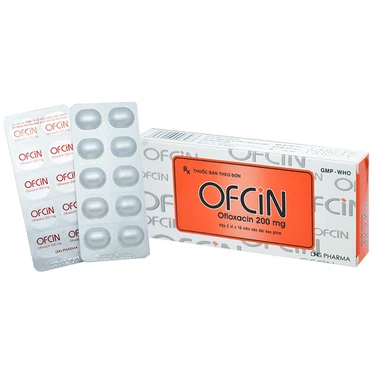 Viên nén Ofcin 200mg DHG (2 vỉ x 10 viên)