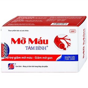 Viên uống Mỡ Máu Tâm Bình (5 vỉ x 12 viên)