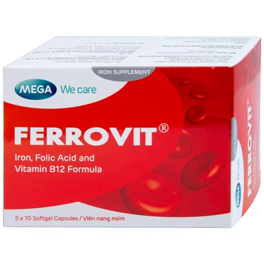 Sắt Ferrovit (H/5 vỉ*10v)