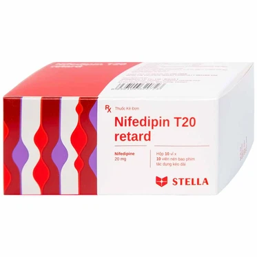 Nifedipin T20mg (H/10 vỉ*10v) - Stella