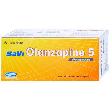 Thuốc Savi Olanzapine 5 (3 vỉ x 10 viên)