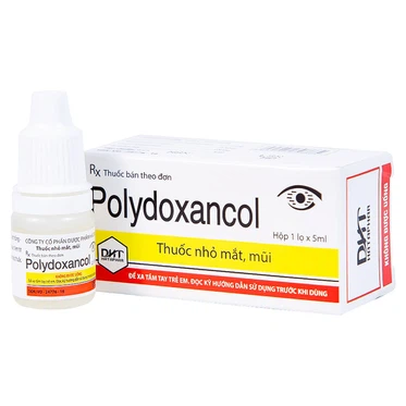 Thuốc nhỏ mắt, mũi Polydoxancol Hataphar (5ml)