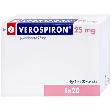 Verospiron 25mg (H/1 vỉ/20v)