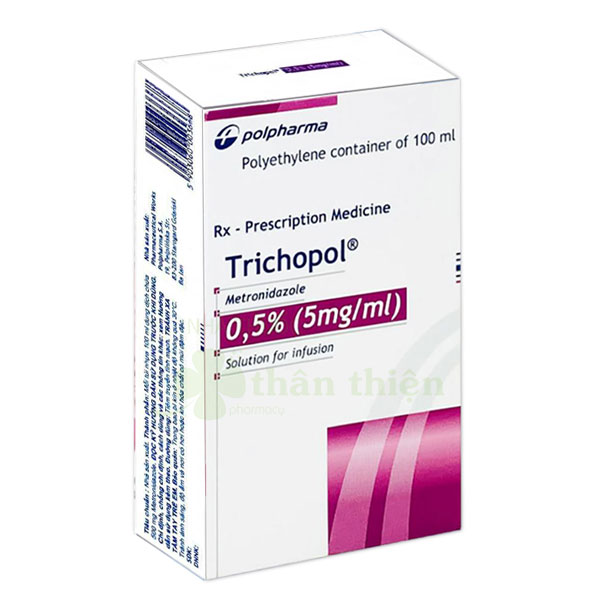 Trichopol(Metronidazol 5mg/ml)- Ba Lan