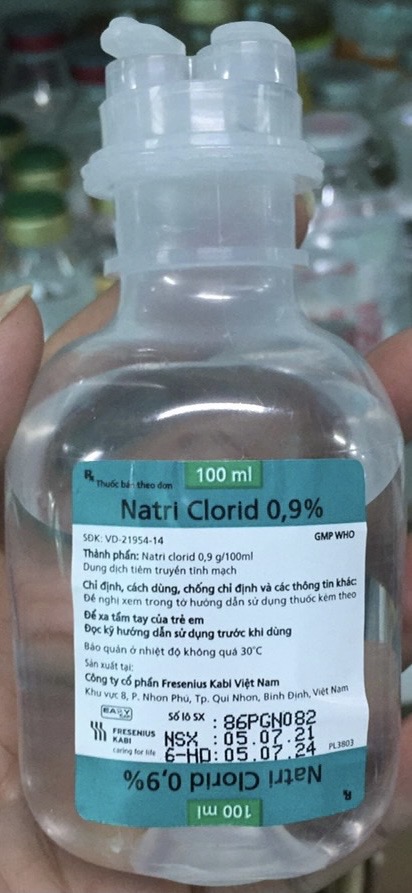Sodium 0.9% 100ml (K/80c)-BĐ