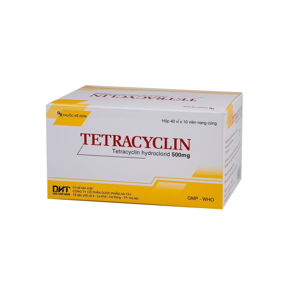 Tetracyclin 500mg  (H/40vi/10v) Nang- HT