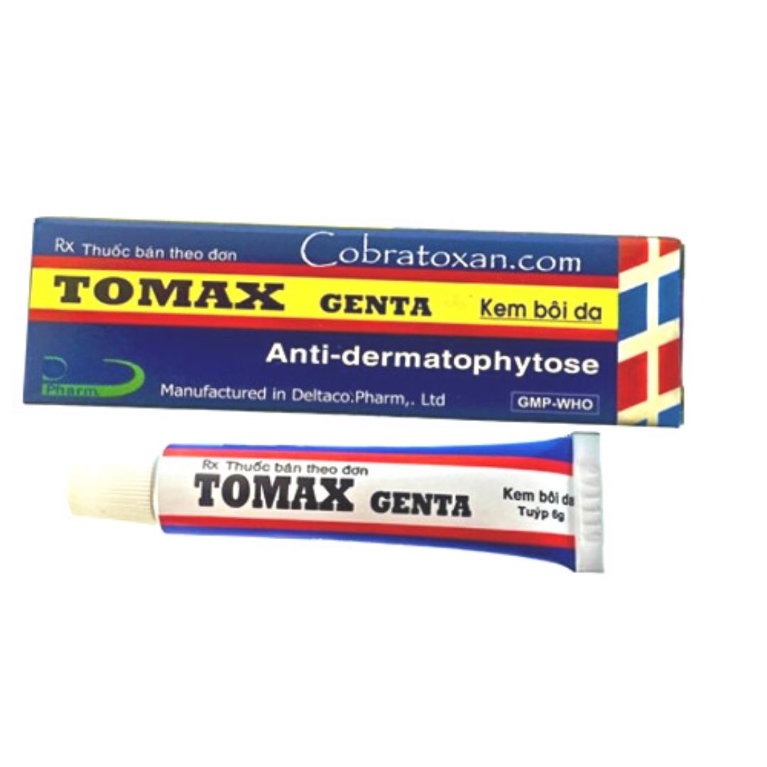 Kem bôi da Tomax Genta Detapharm điều trị bệnh da dị ứng (6g)