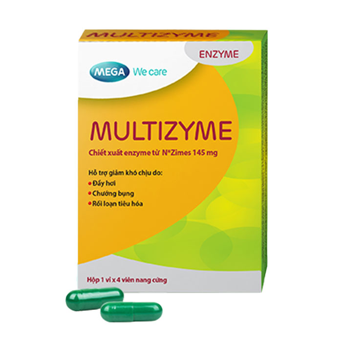 Multizyme Mega 1 vỉ x 4 viên