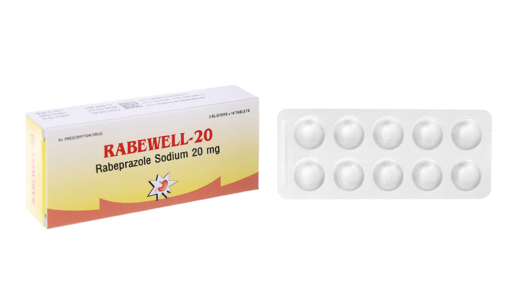 Rabewell  (Rapeprazole 20mg ) (H/30 viên)