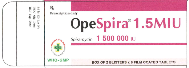 Opespira 1.5 MIU (H/16 viên- OPV