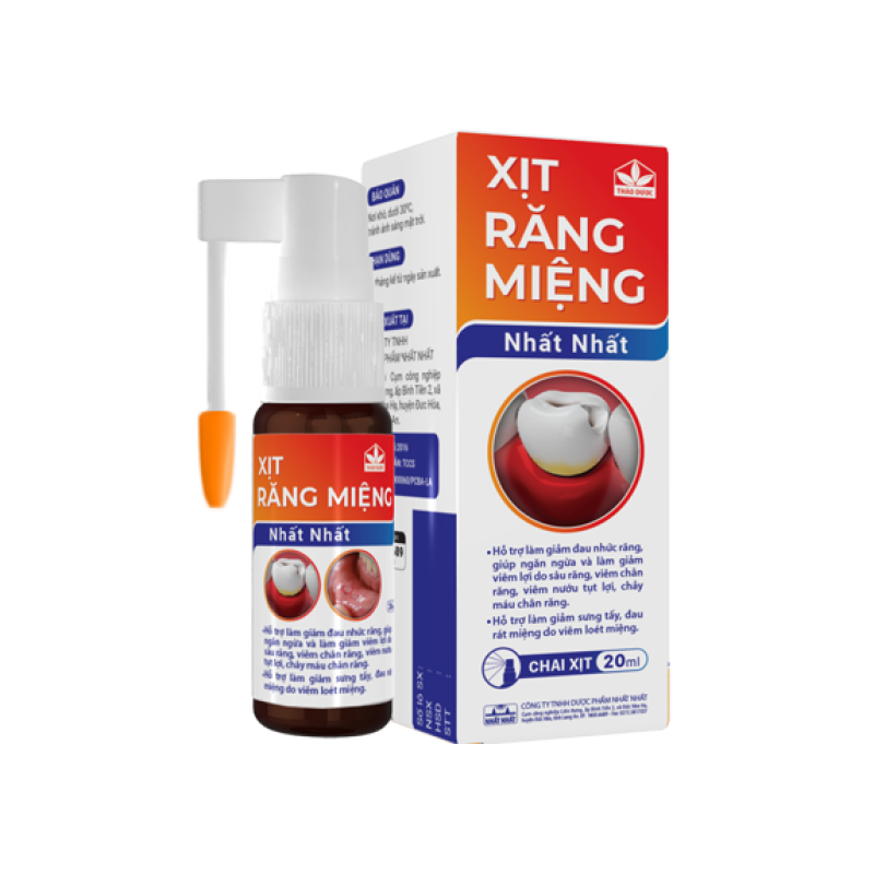 Xịt răng miệng Nhất Nhất 20ml
