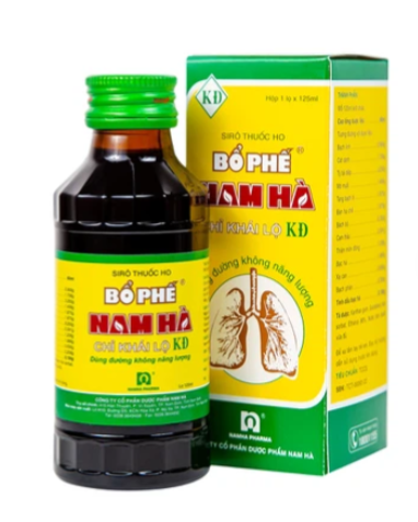 Siro Bổ Phế Nam Hà XC KĐ giúp giảm ho, giảm đờm (125ml)