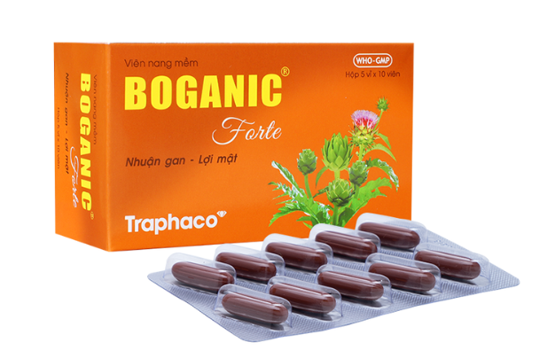 Boganic Forte Traphaco - Hộp 50 viên nang mềm