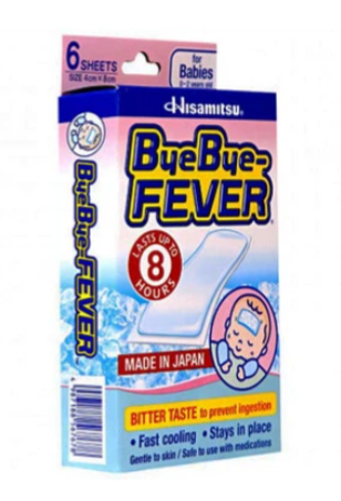 Miếng dán hạ sốt Bye Bye-Fever (6 miếng)