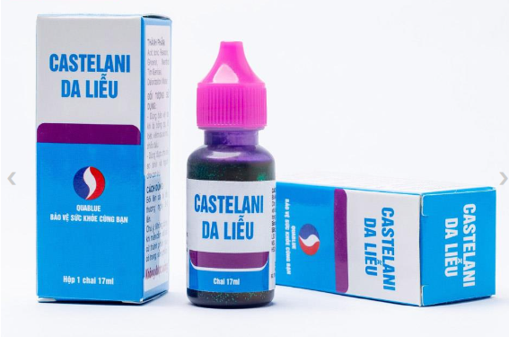 Castellani ( thuốc tím) da liễu